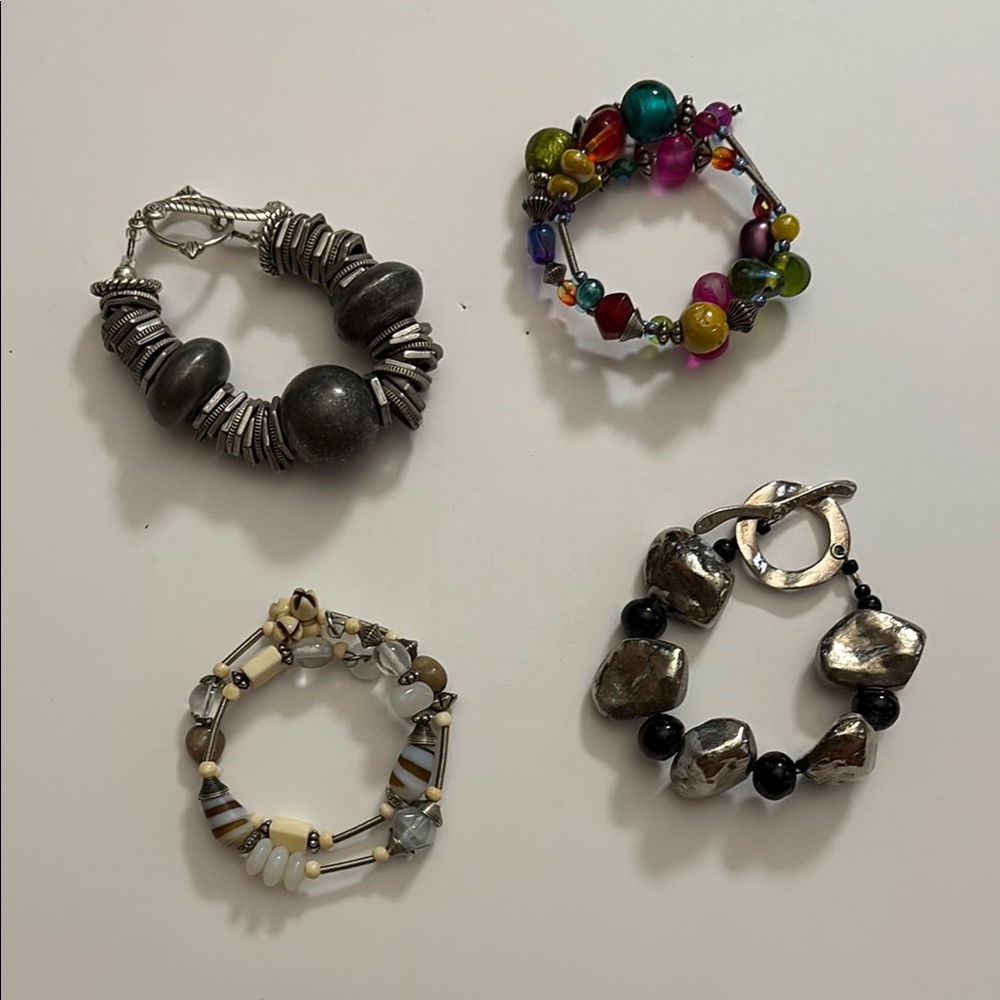 Colorful Beaded Bracelet Set